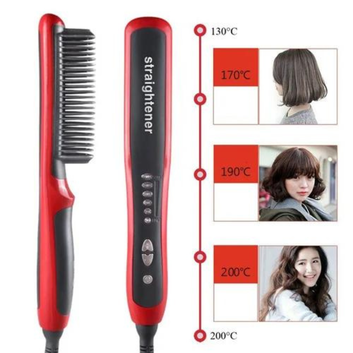 Cepillo Alisador Anti Frizz