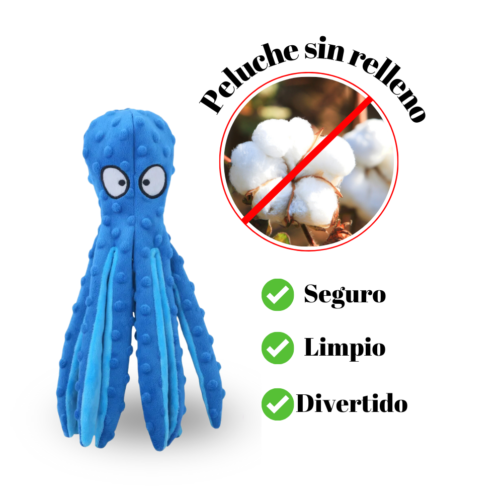 Juguete Pulpo De Peluche  Para Perro